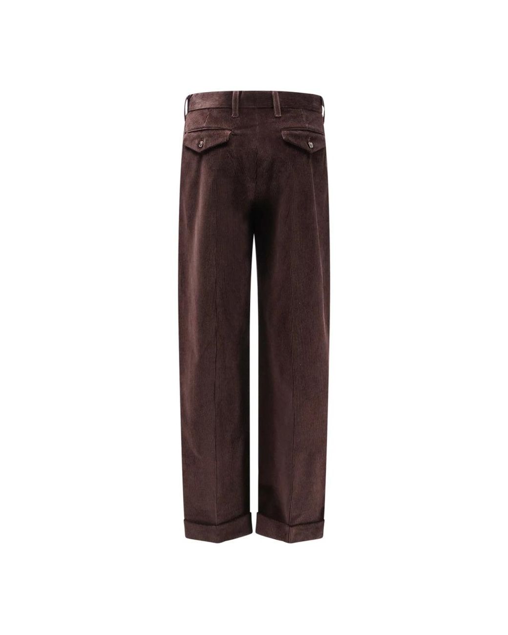 Burberry Brown Straight Trousers for men