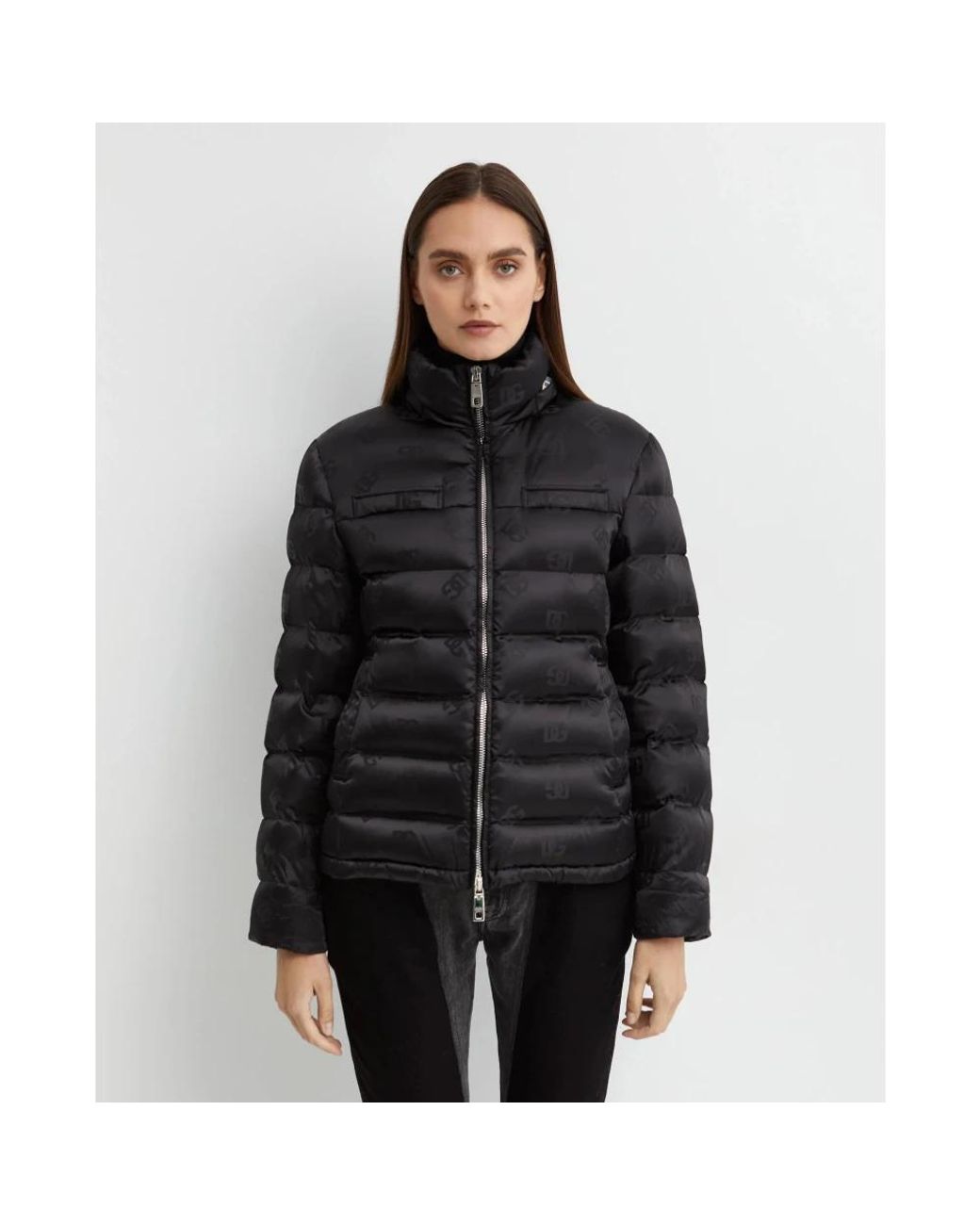 Dolce & Gabbana Black Down Jackets