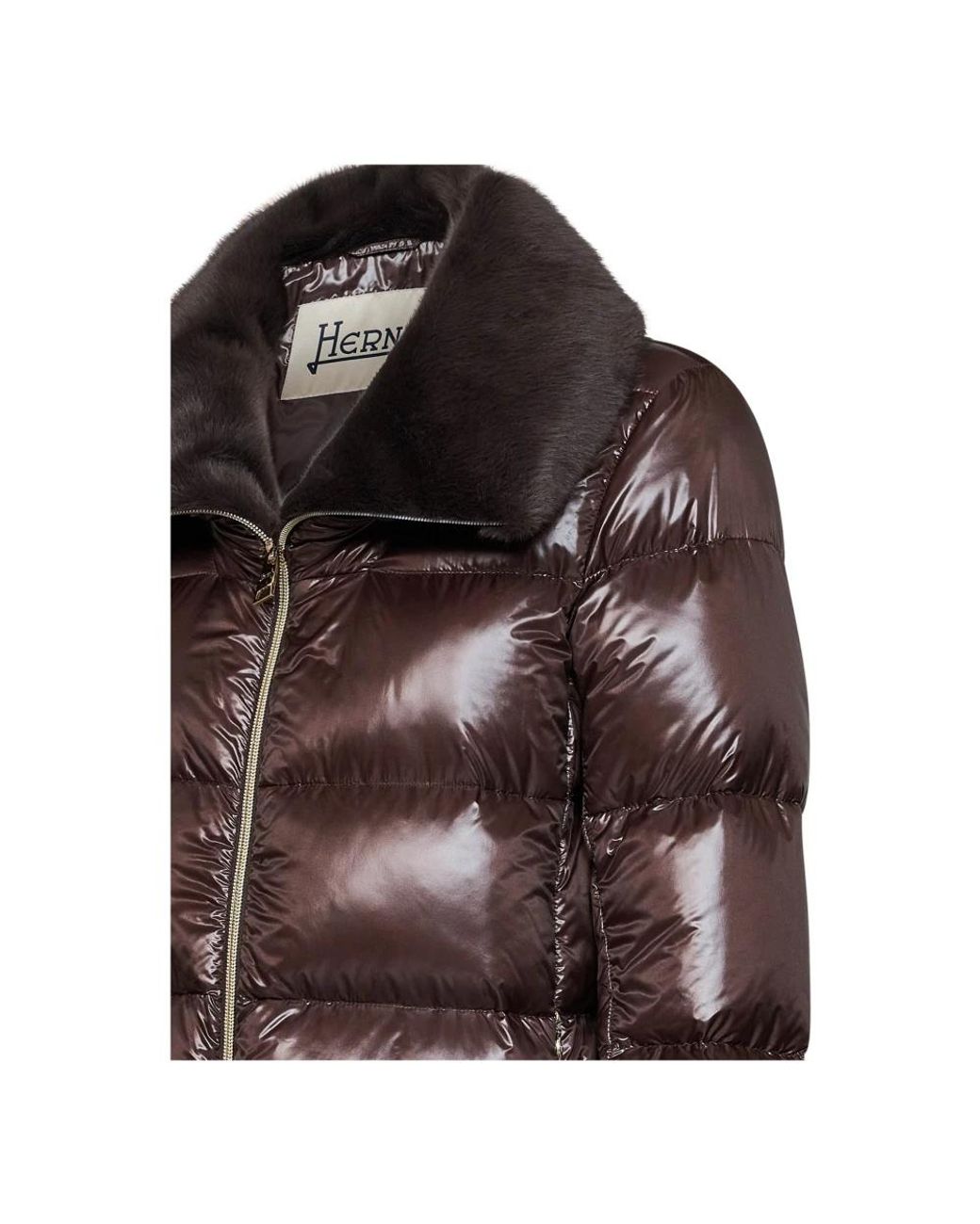 Herno Brown Ultraleichte Daunenjacke