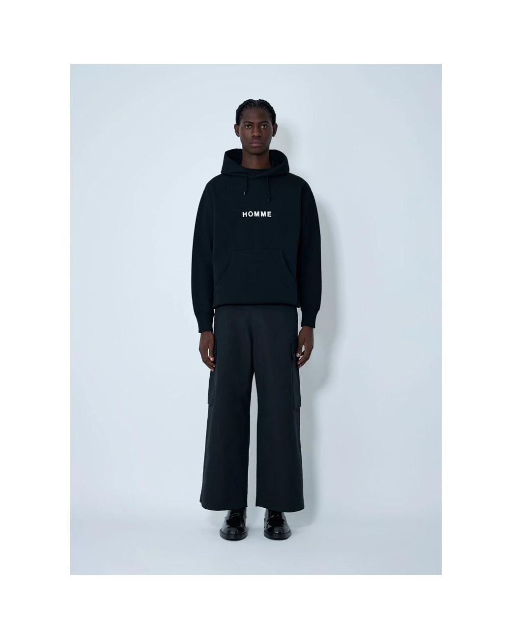 Comme des Garçons Blue Hoodies for men