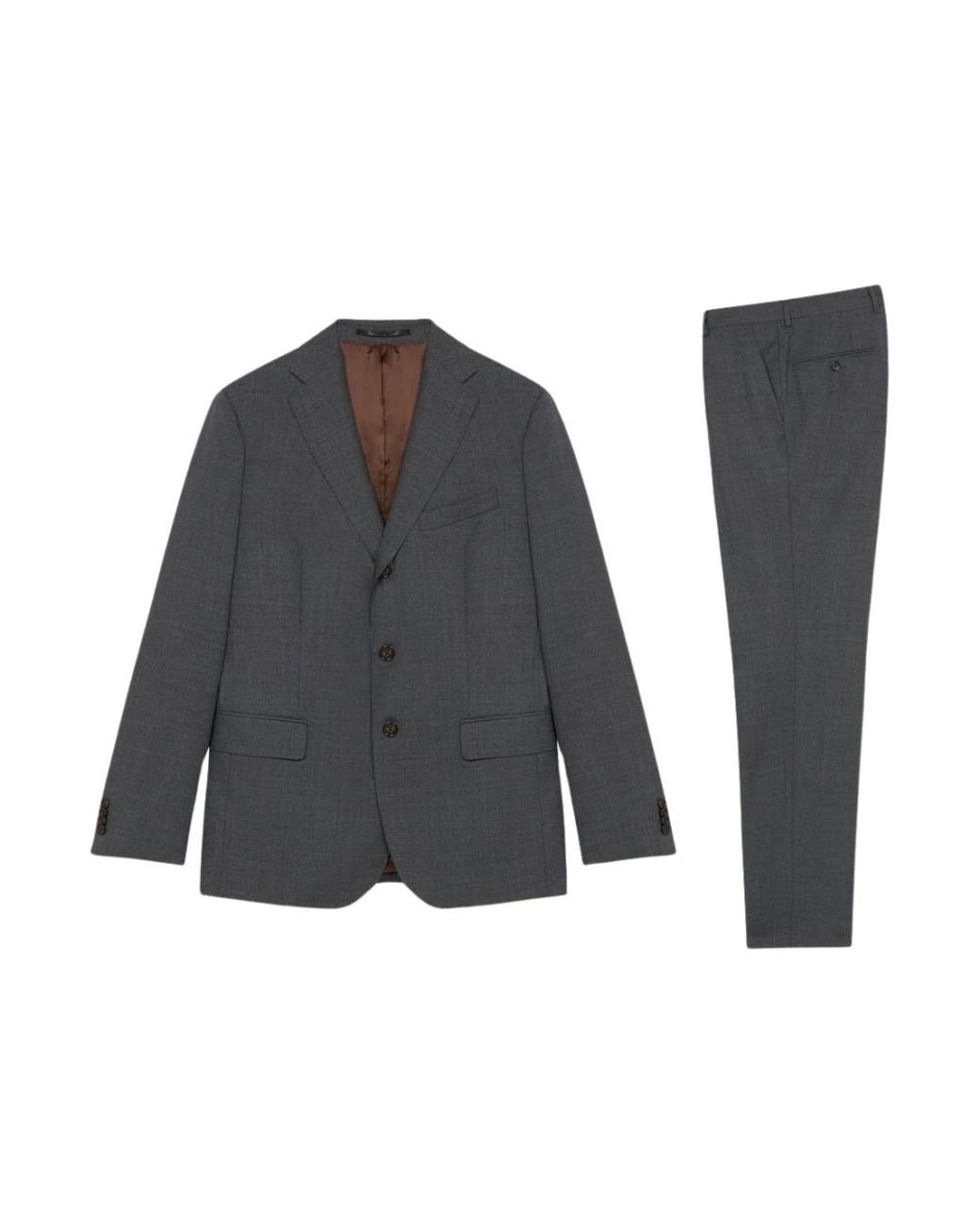 Brooks Brothers Gray Single Breasted Suits for men