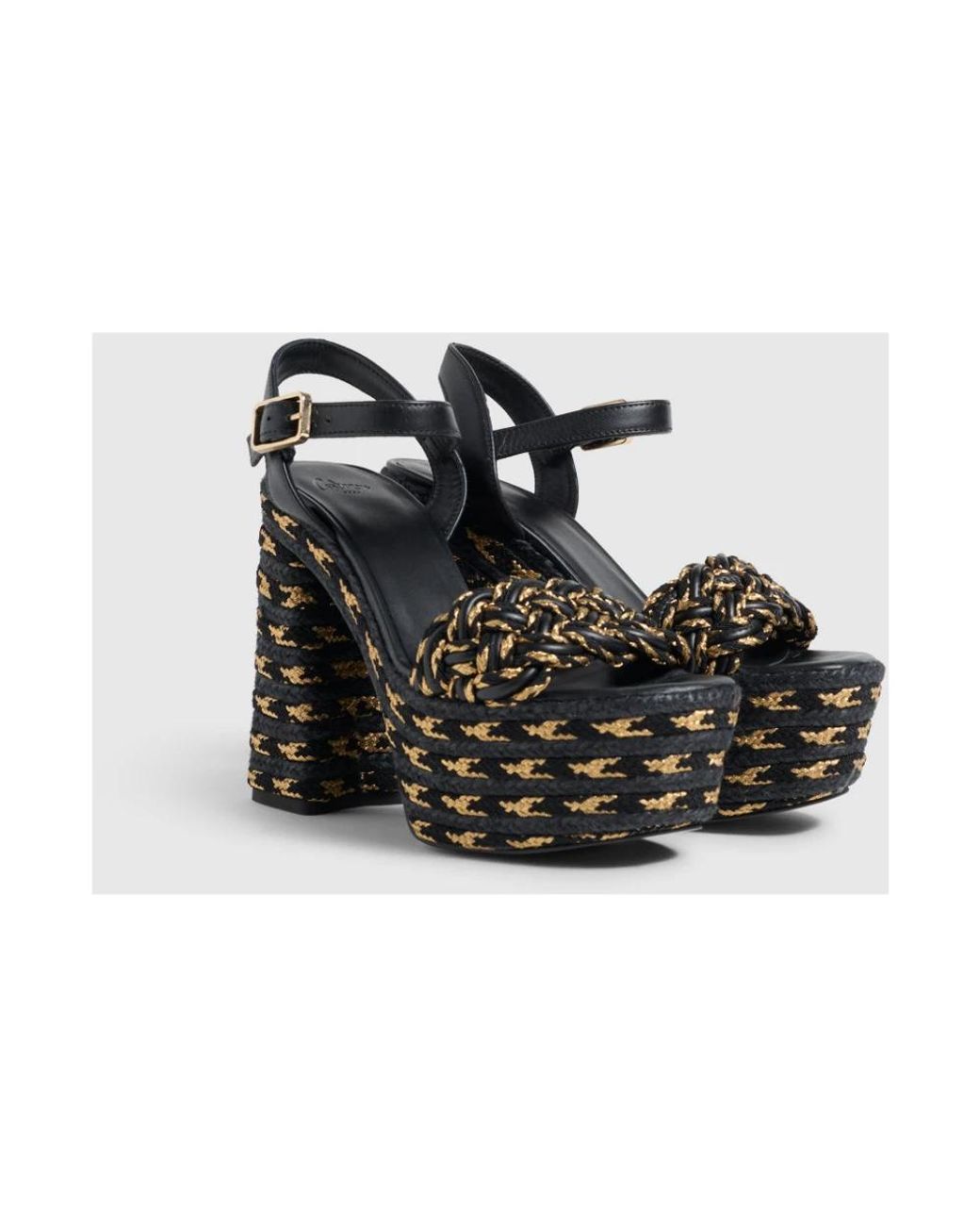 Castaner Black High Heel Sandals