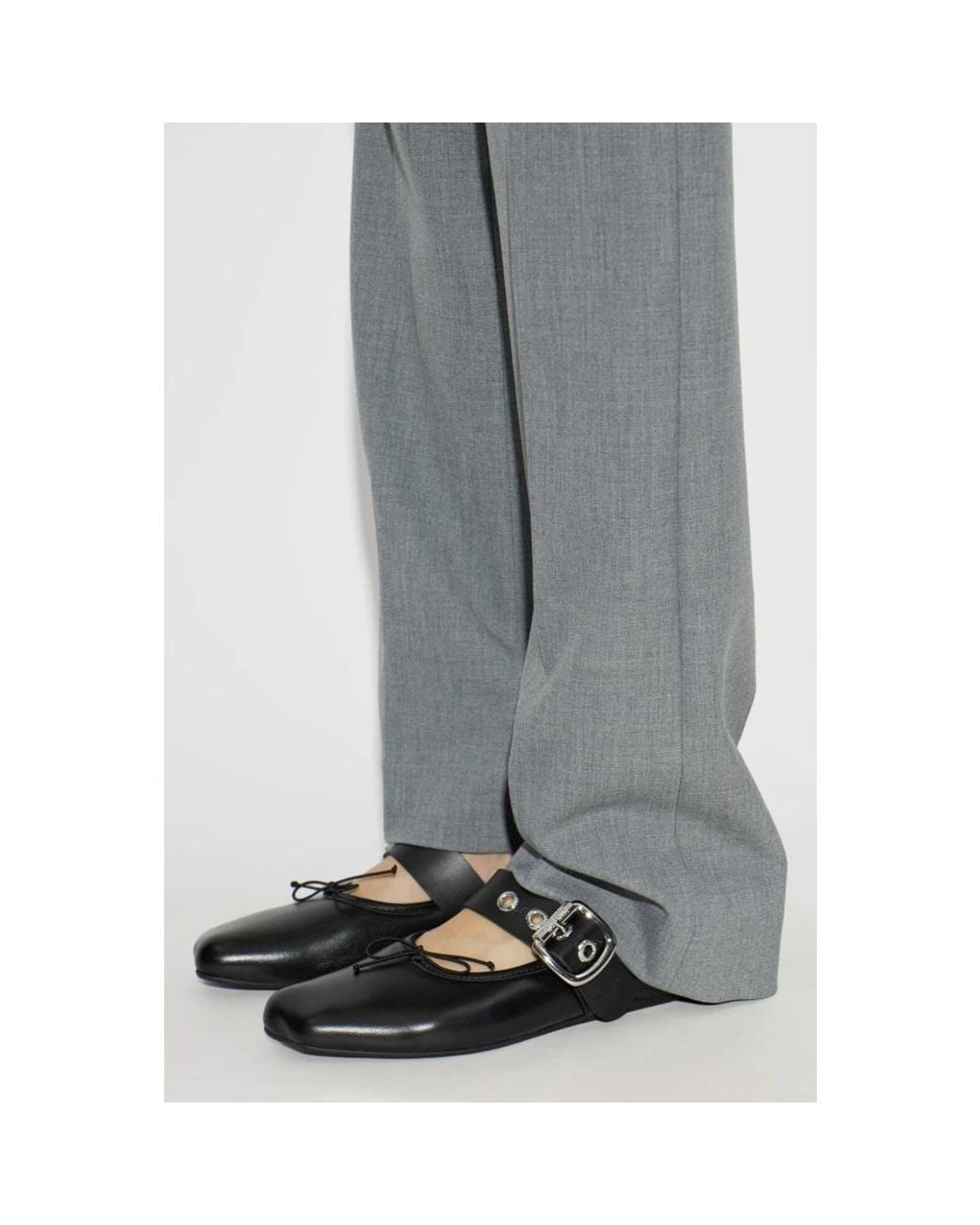Vivienne Westwood Black Ballerina Shoes