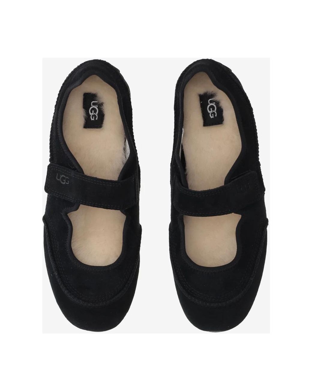 Ugg Black Sneakers Quill Mary Jane Suede