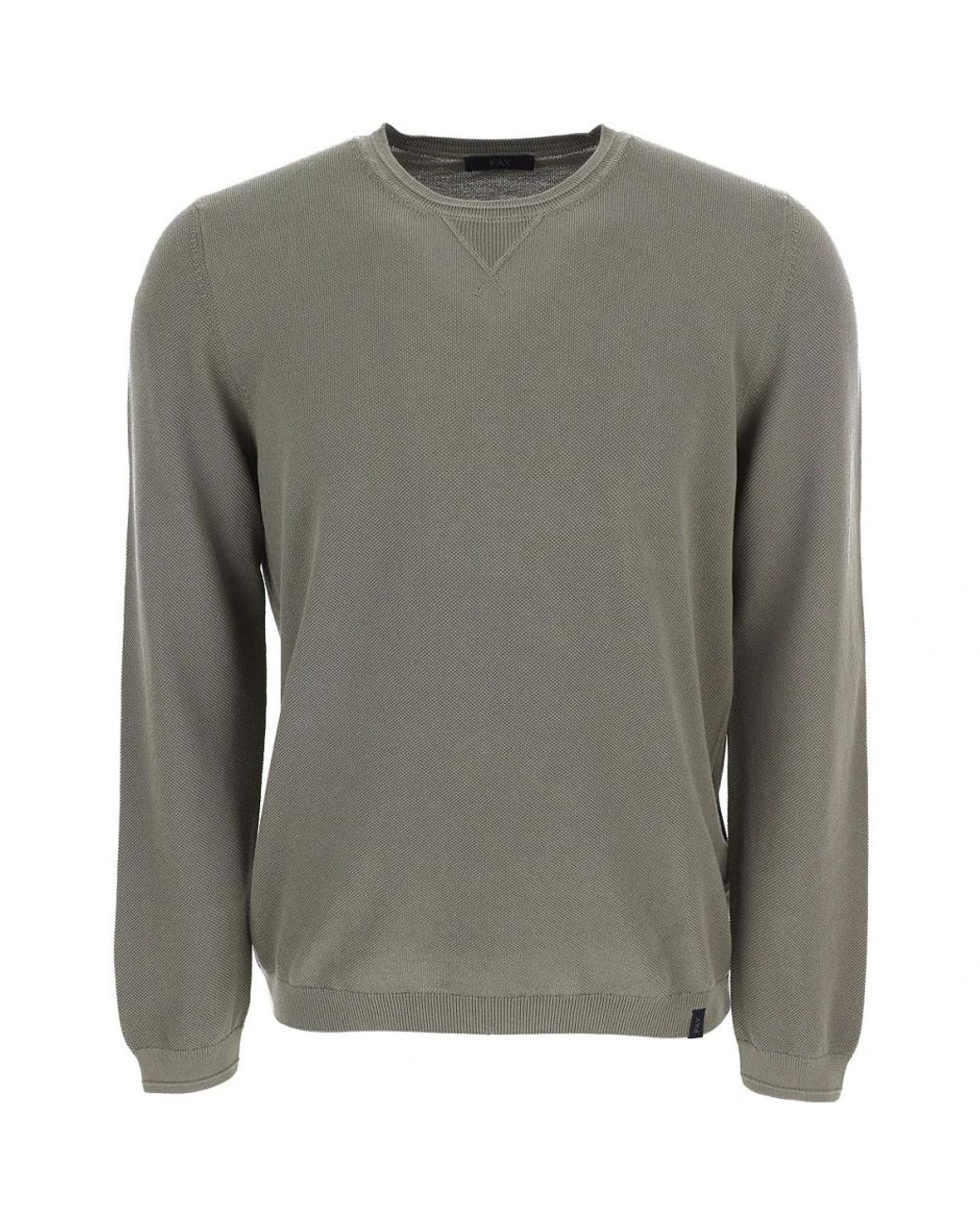 Fay Gray Round-Neck Knitwear for men