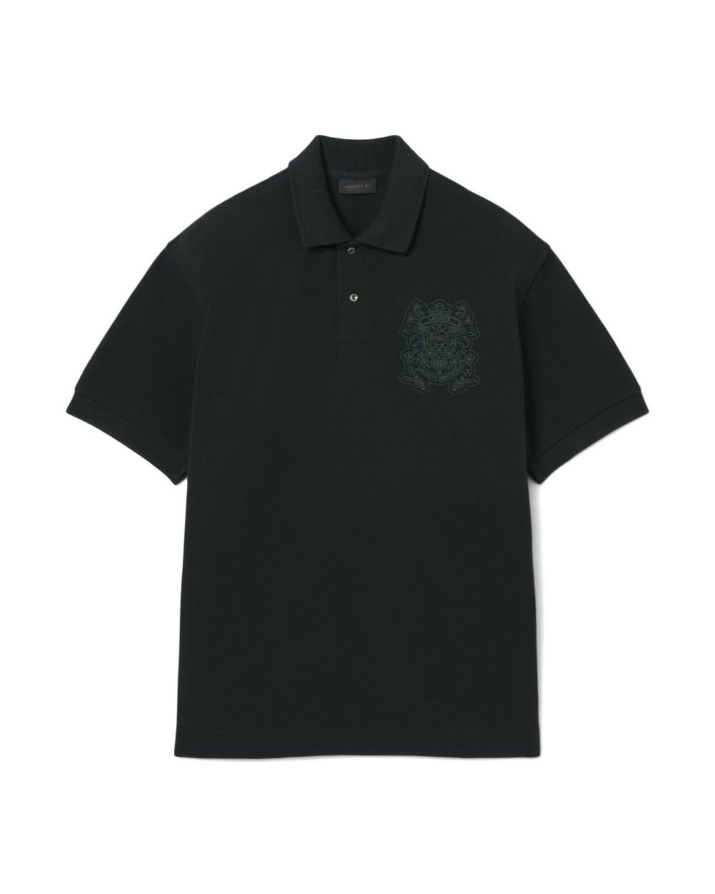 Lacoste Tops ,Groen ,Donkere Zeewier Mimosa Polo Shirt in het Black voor heren