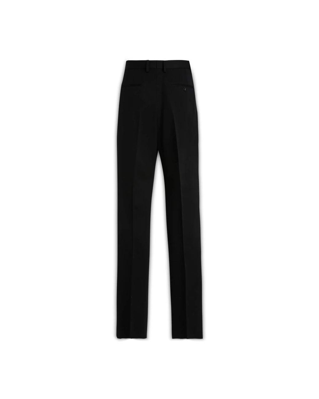 Lanvin Broeken ,Zwart ,Wol Slim-Fit Broek in het Black voor heren