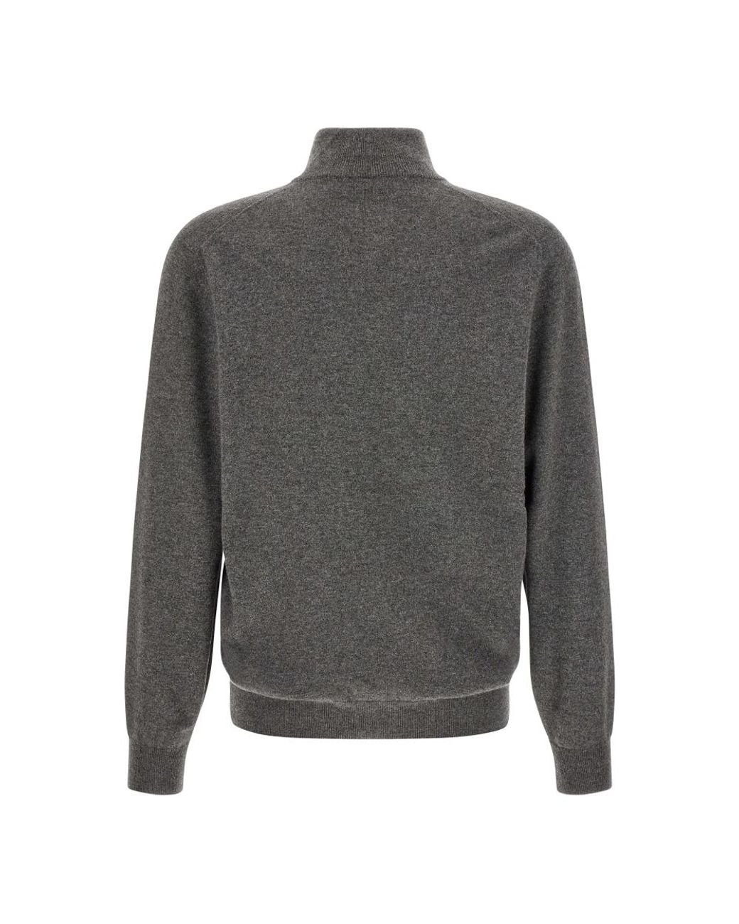 Brunello Cucinelli Gray Cashmere Knitwear for men