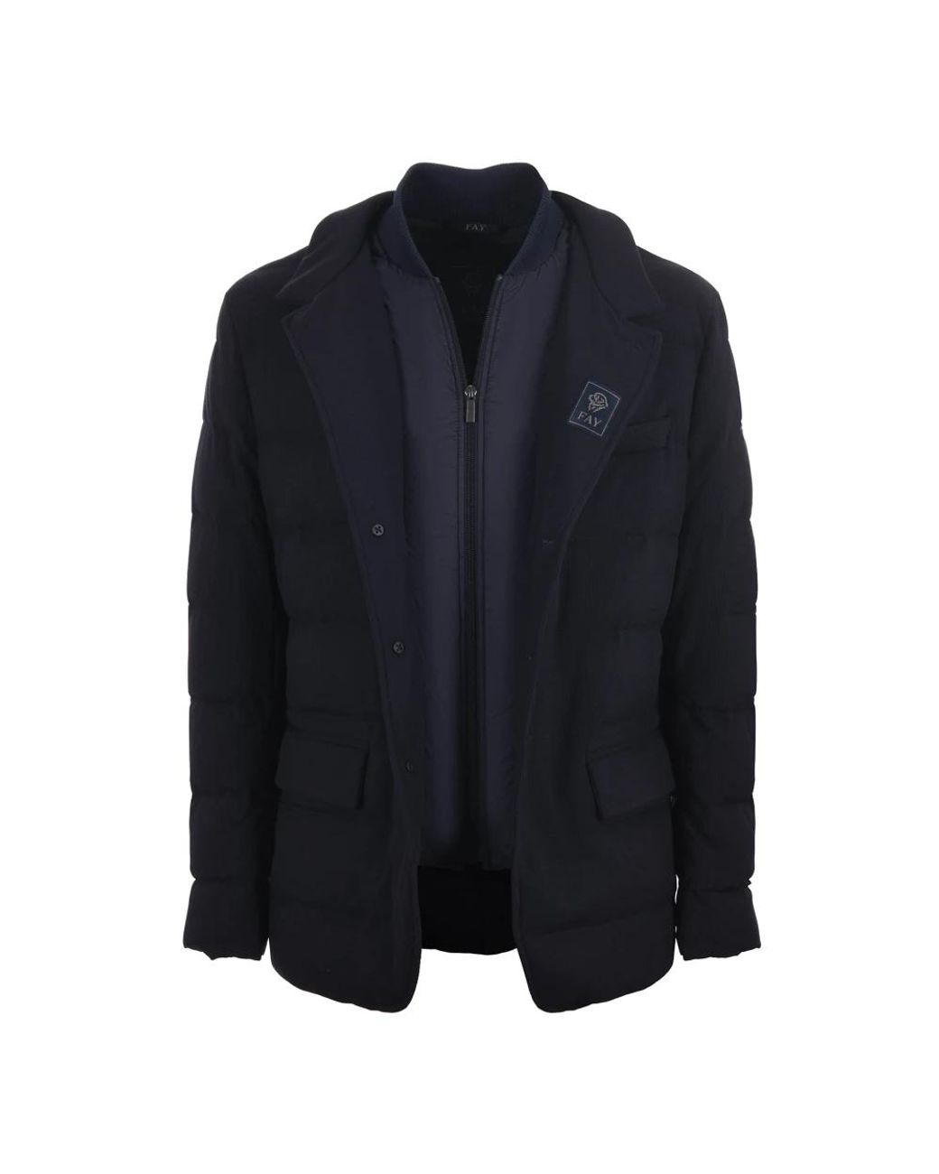 Down Jackets Fay de hombre de color Blue