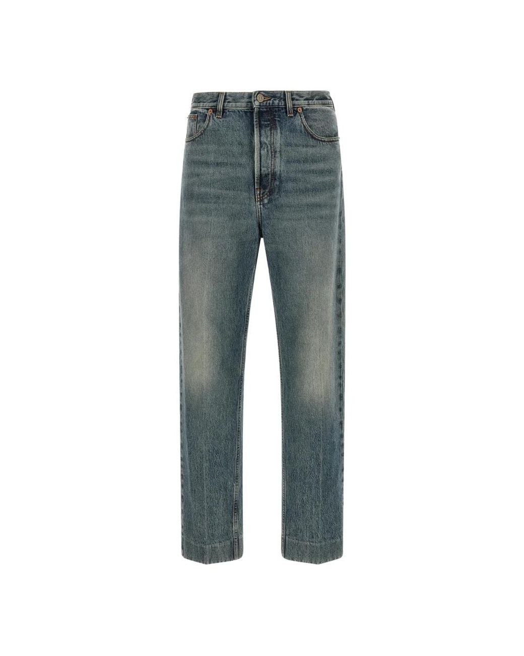 Valentino Garavani Blue Straight Fit Jeans for men
