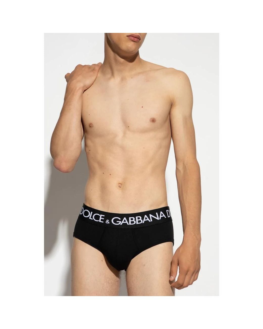 Dolce & Gabbana Black Bottoms for men