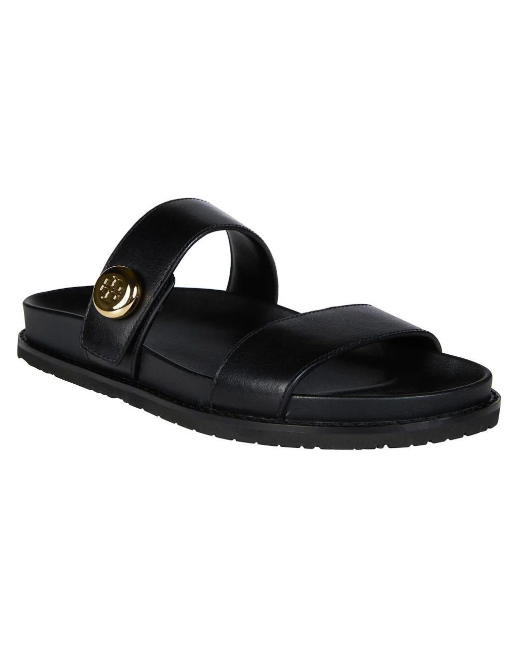 Tory Burch Black Sliders