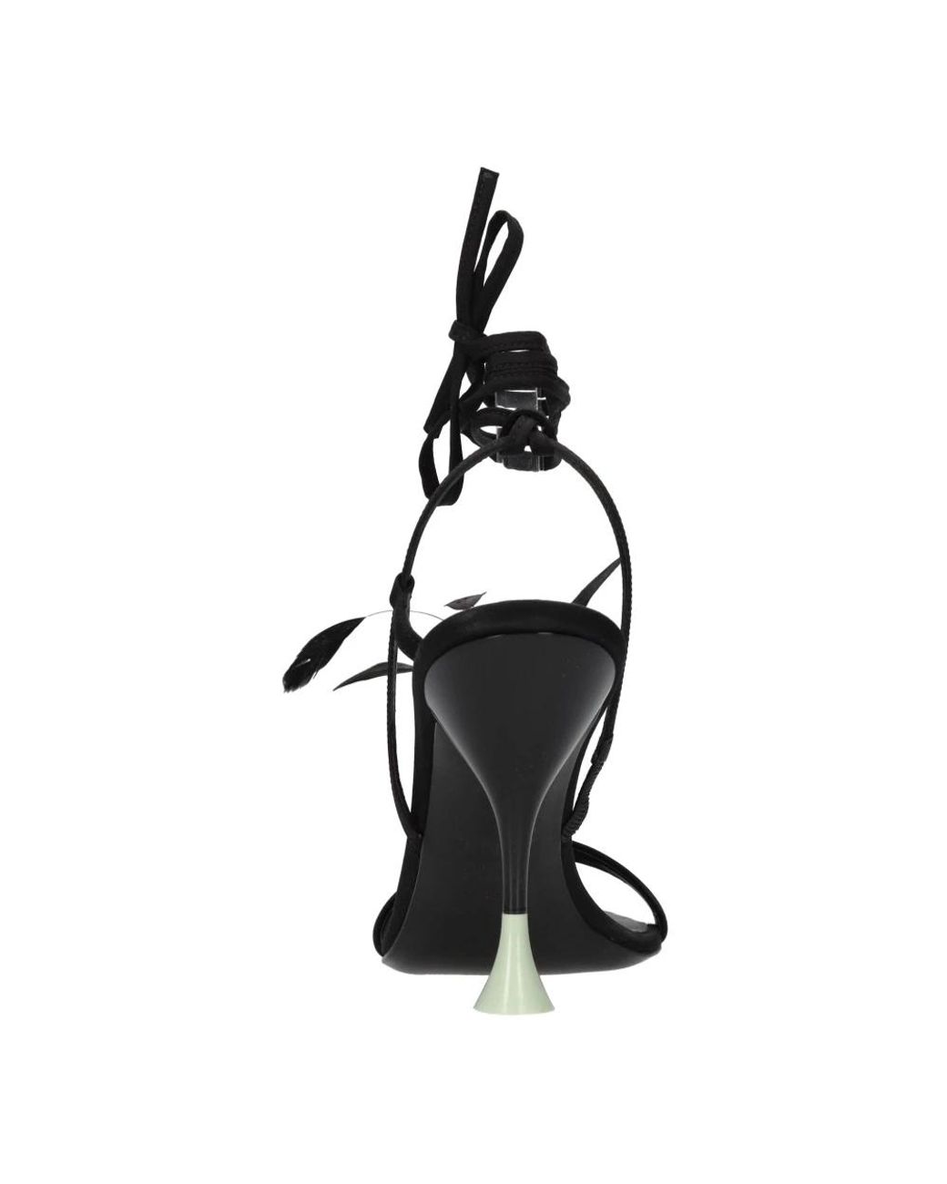 3Juin Black High Heel Sandals