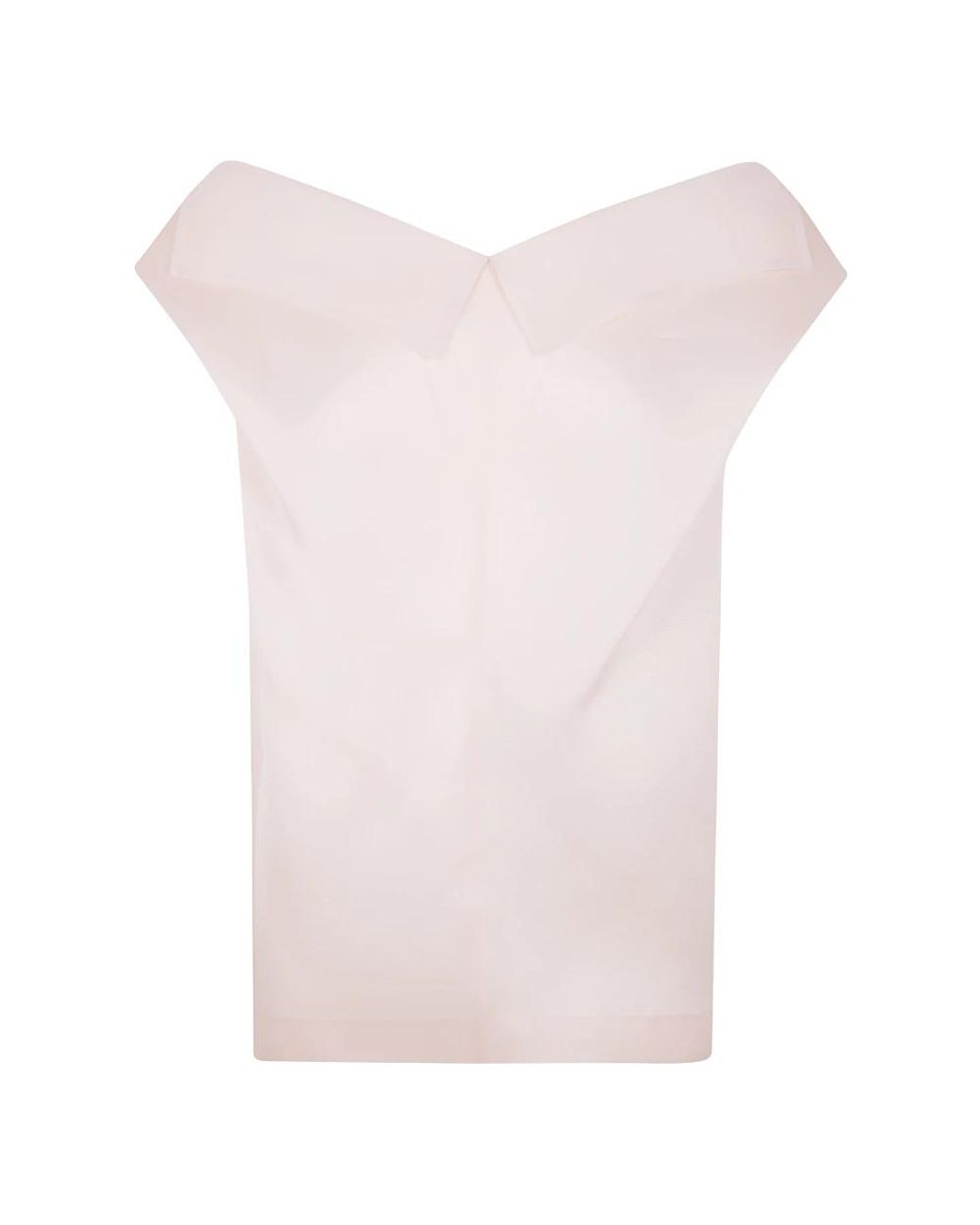 Khaite Pink Sleeveless Tops