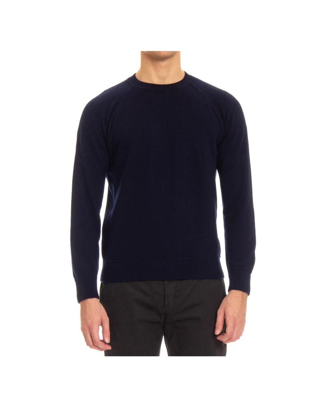 Gran Sasso Blue Round-Neck Knitwear for men