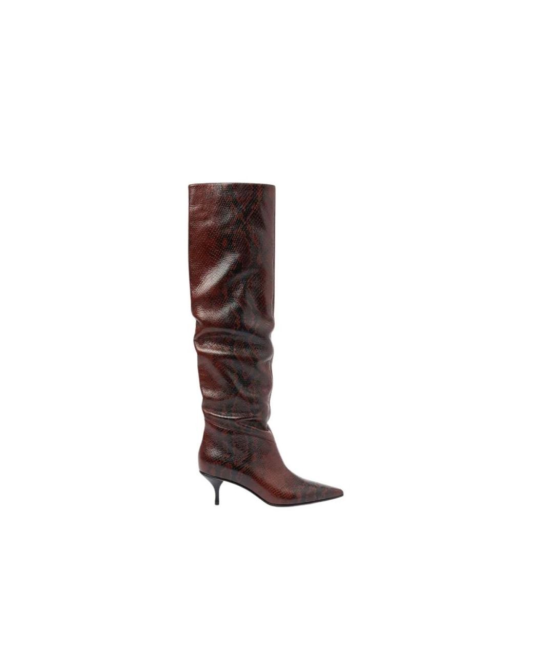 Scarosso Brown Barbara Snake