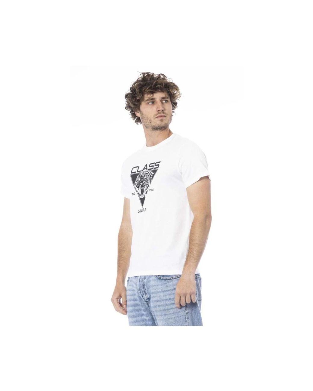 Roberto Cavalli White T-Shirts for men