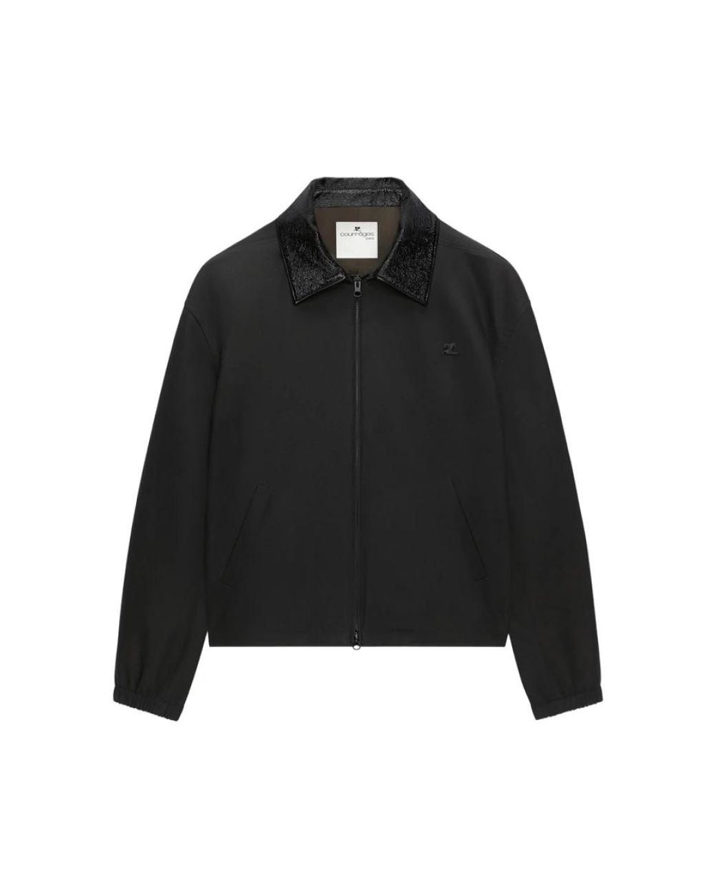 Courreges Black Bomber Jackets