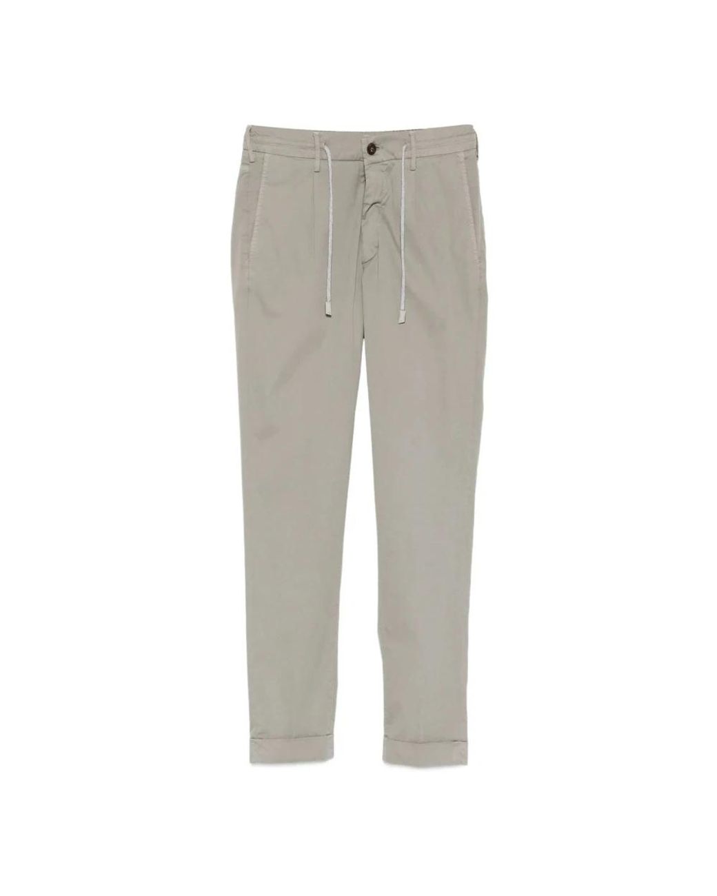 Eleventy Broeken ,Groen ,Katoen Drawstring Broeken in het Gray voor heren