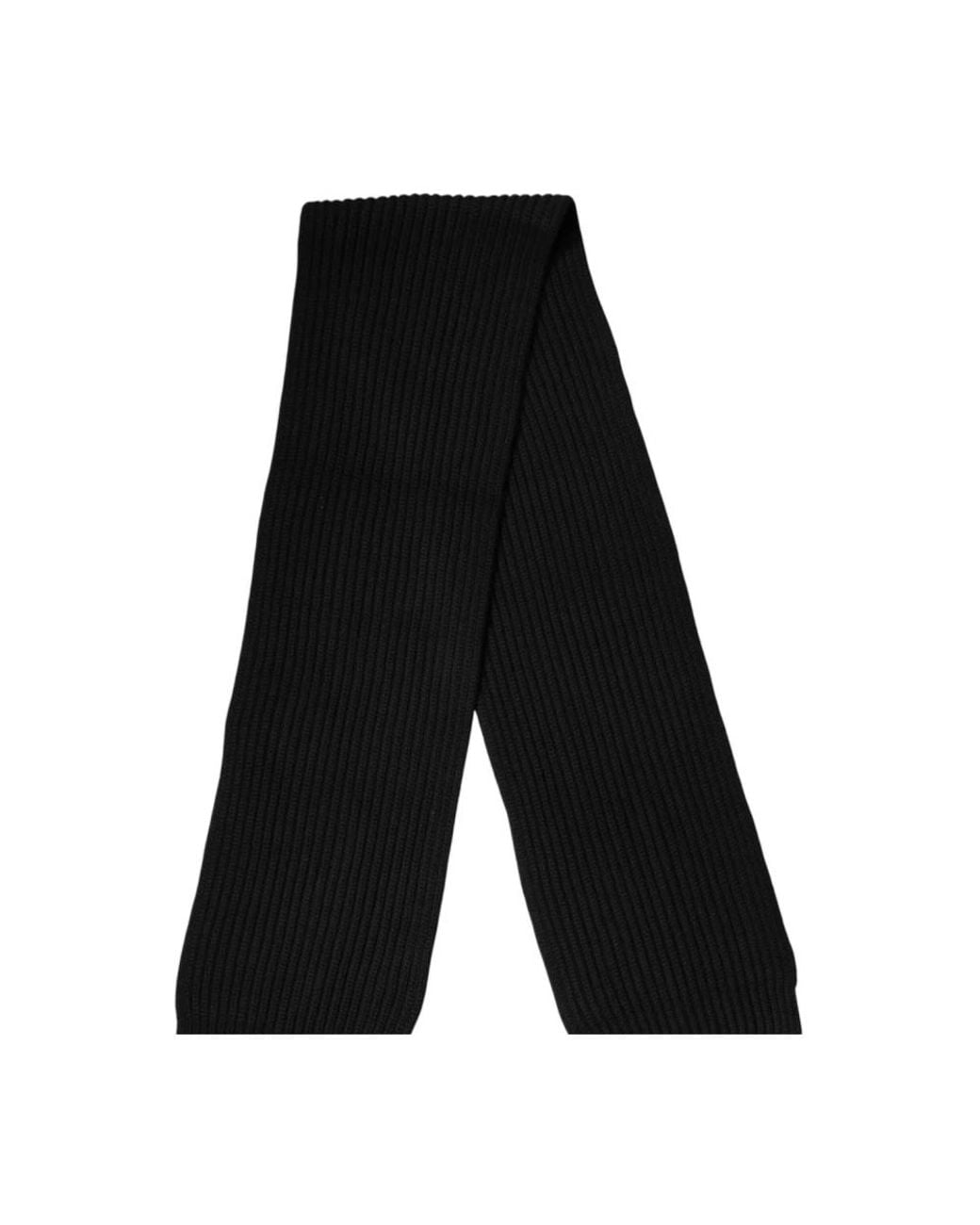 Dolce & Gabbana Black Winter Scarves for men