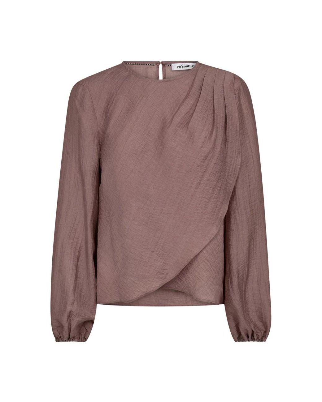 co'couture Overhemden ,Bruin ,Blouses in het Brown