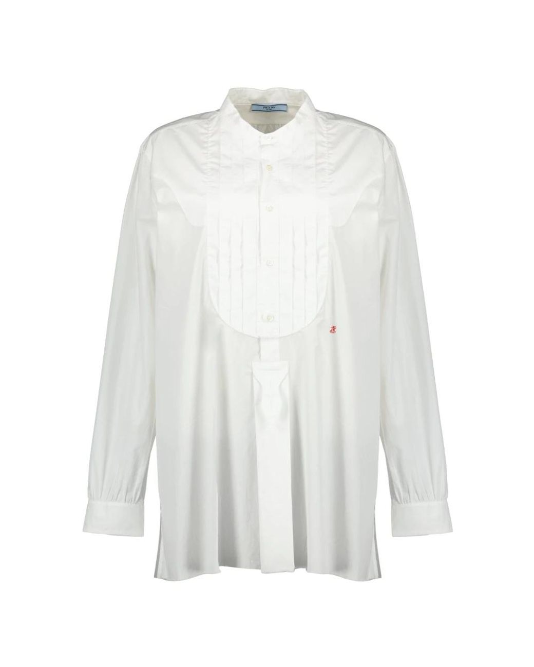 Prada Cotton Shirt in het White