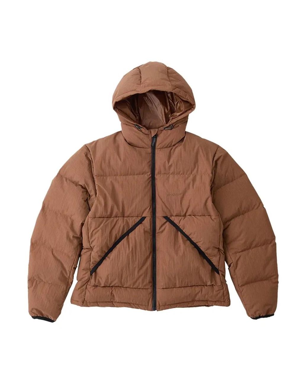 Gramicci Down Puffer Hooded Jacket in het Brown voor heren