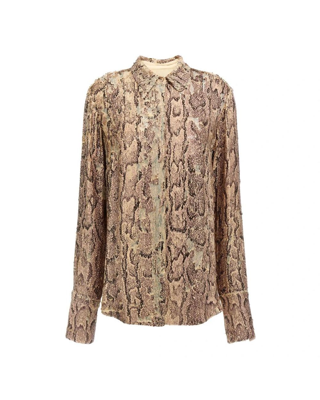 Dries Van Noten Brown Shirts