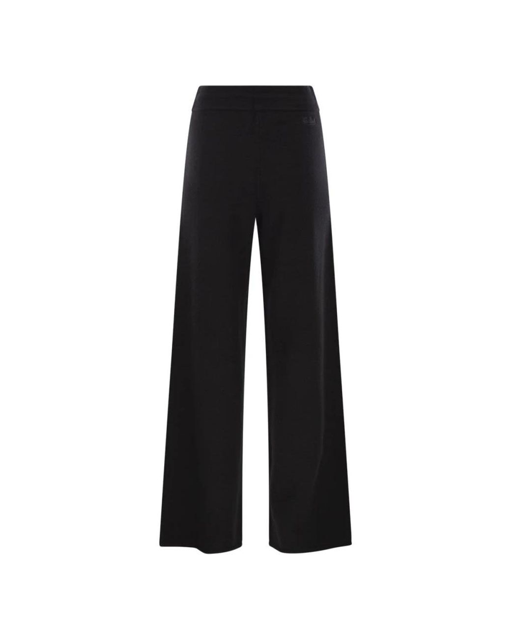 Mc2 Saint Barth Black Wide Trousers