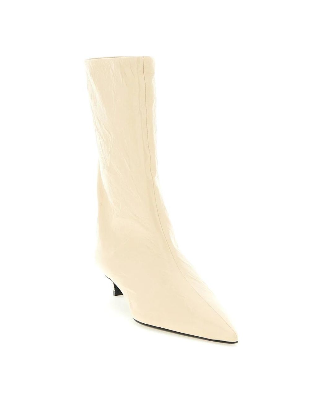 Jil Sander Natural Heeled Boots