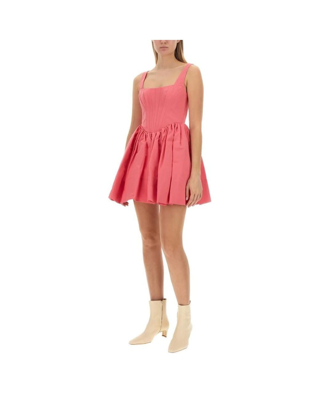 Staud Red Short Dresses