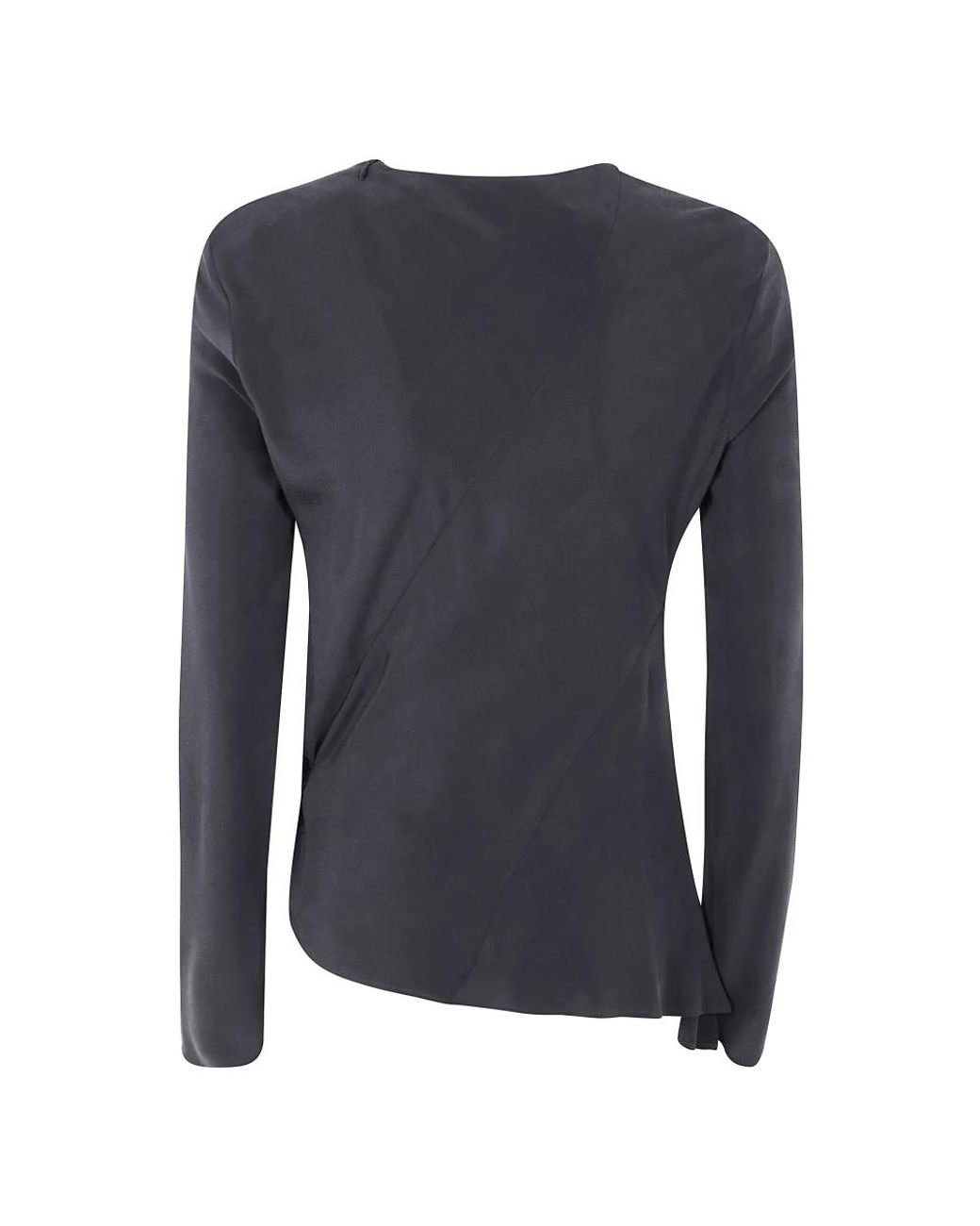 Ann Demeulemeester Blue Long Sleeve T-Shirts