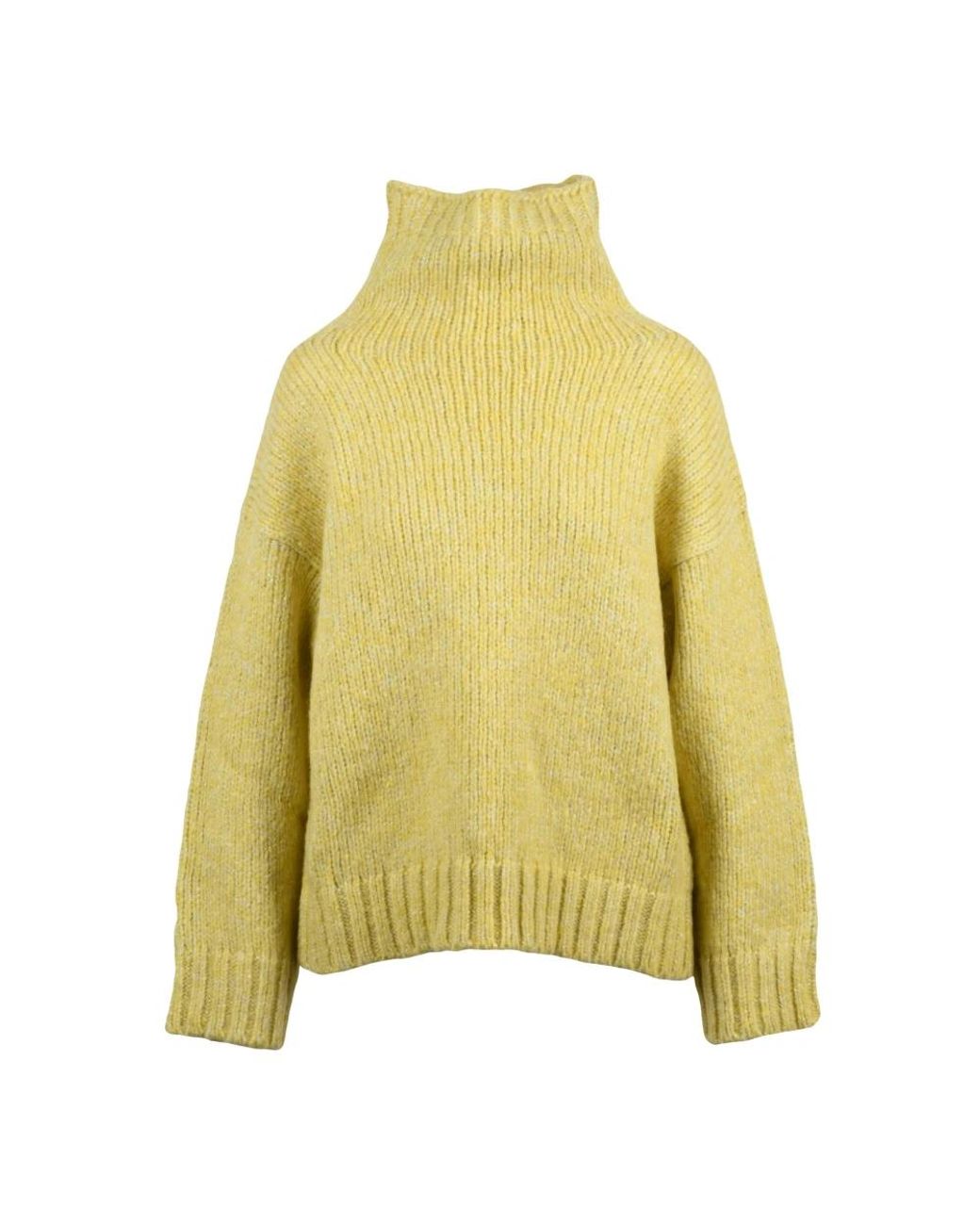 Alpha Studio Yellow Turtlenecks