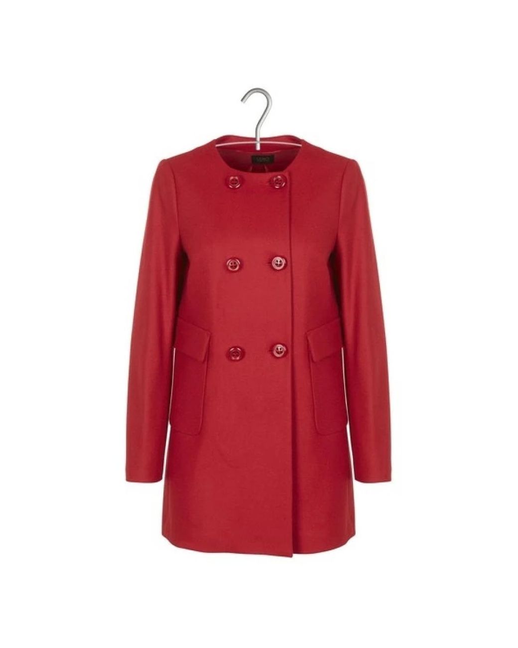 Liu Jo Red Double-Breasted Coats