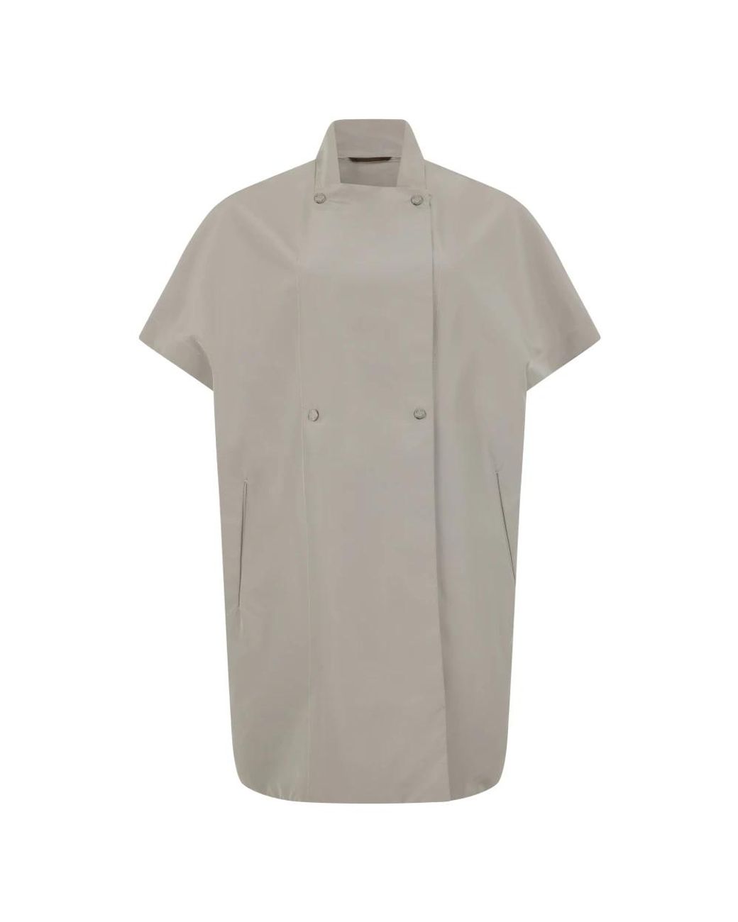 Moorer Gray Double-Breasted Coats
