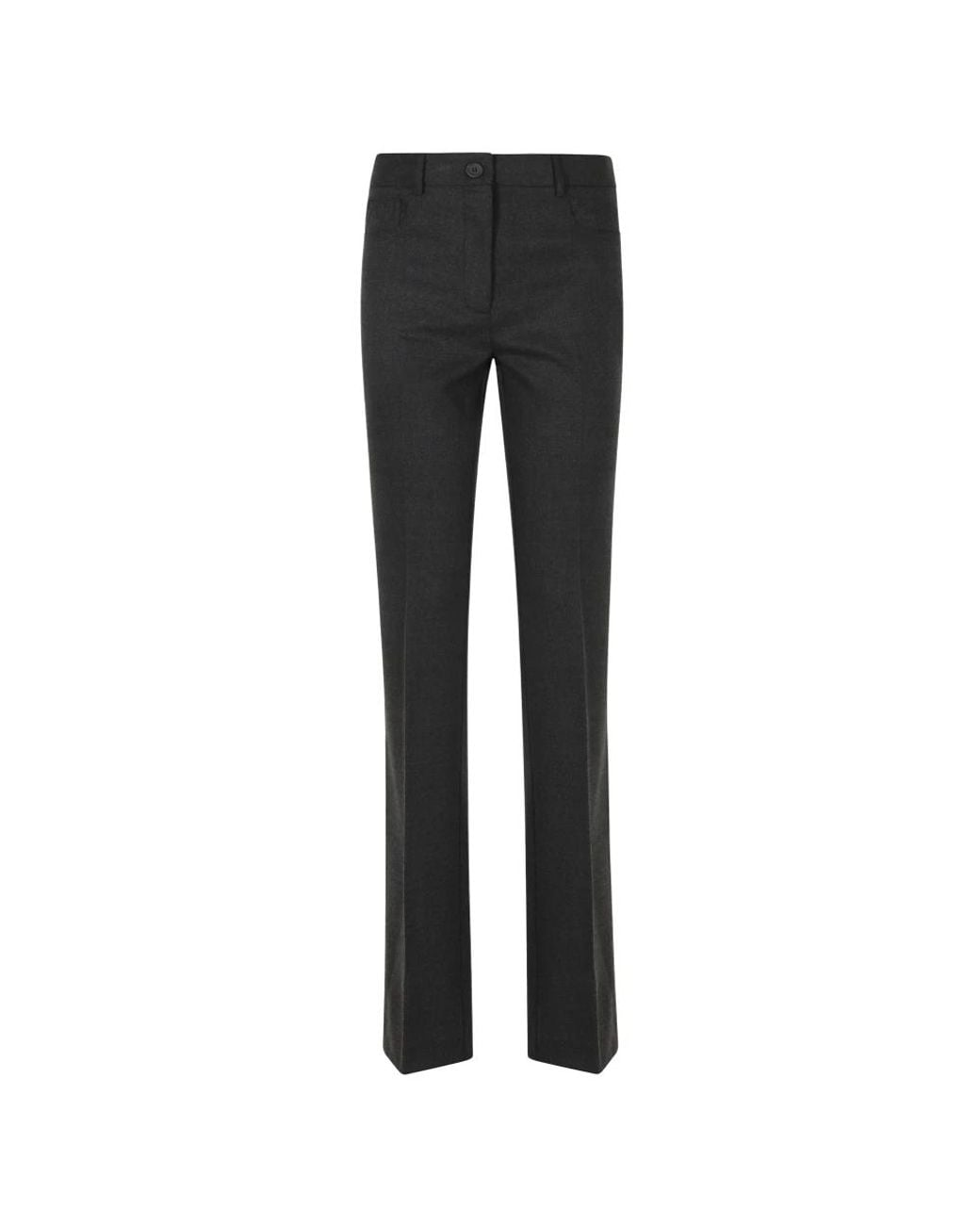 Semicouture Black Straight Trousers