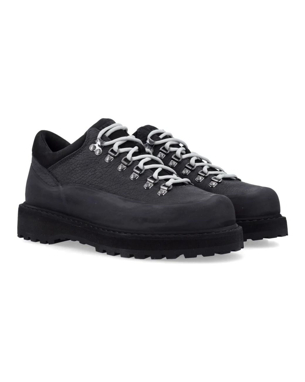 Diemme Black Laced Shoes for men