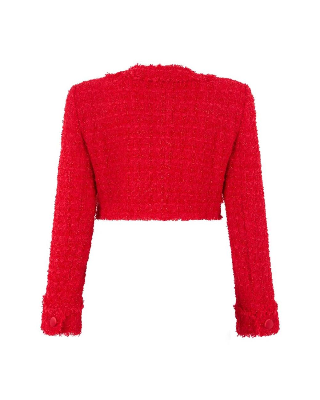 Dolce & Gabbana Red Tweed Jackets