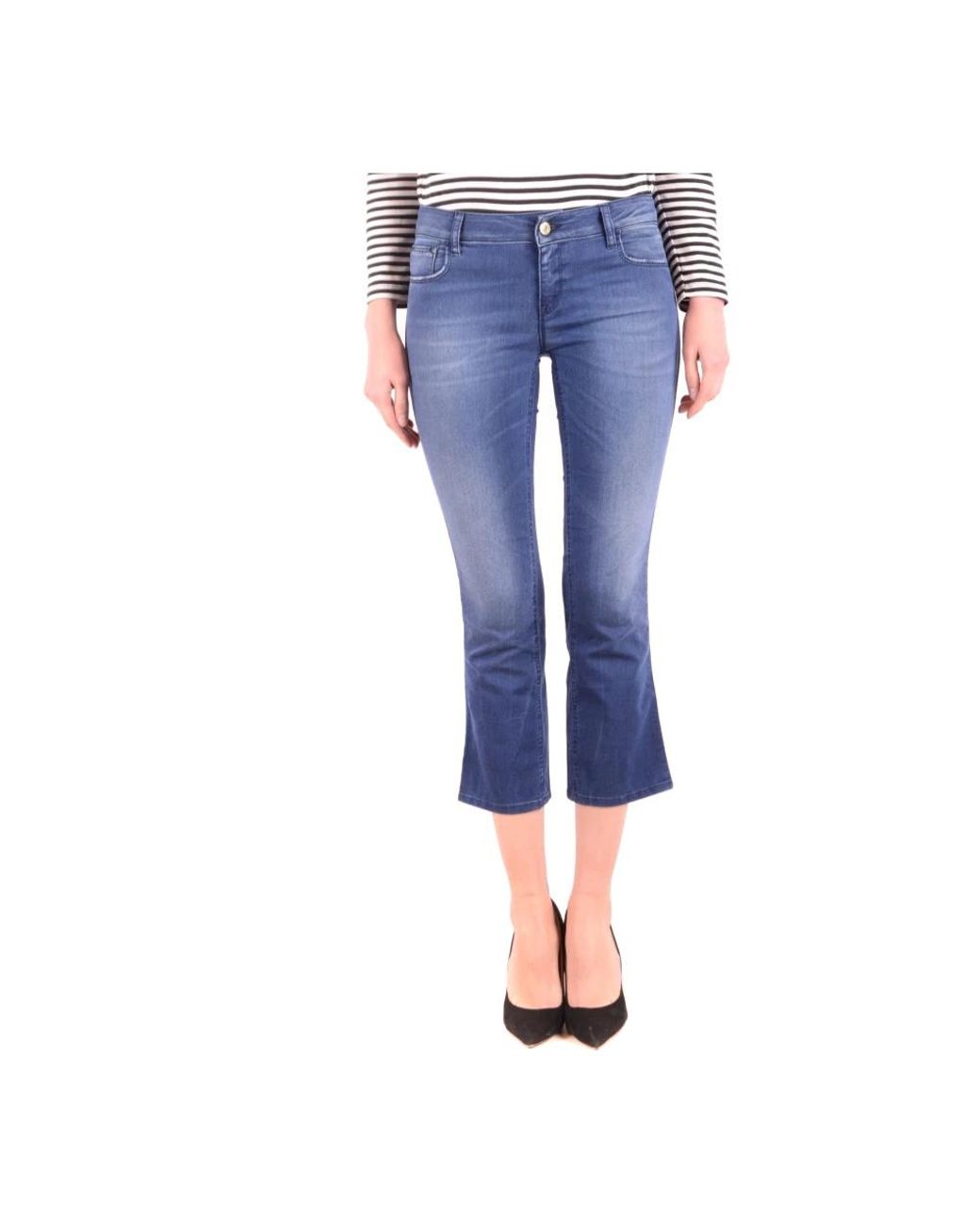 Cropped Jeans CYCLE en coloris Blue