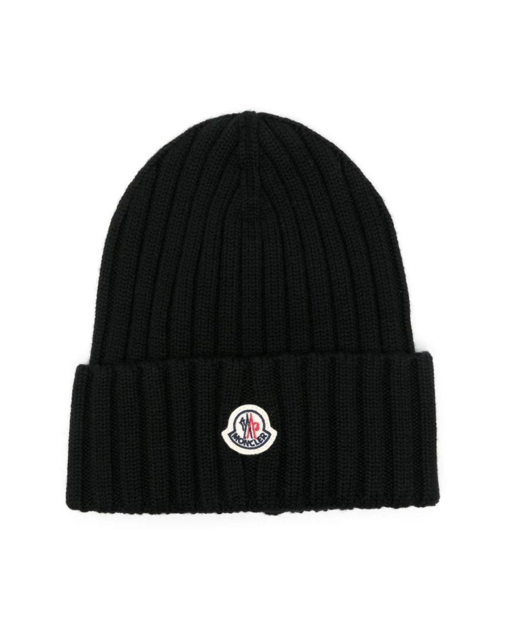 Moncler Black Wollkappe