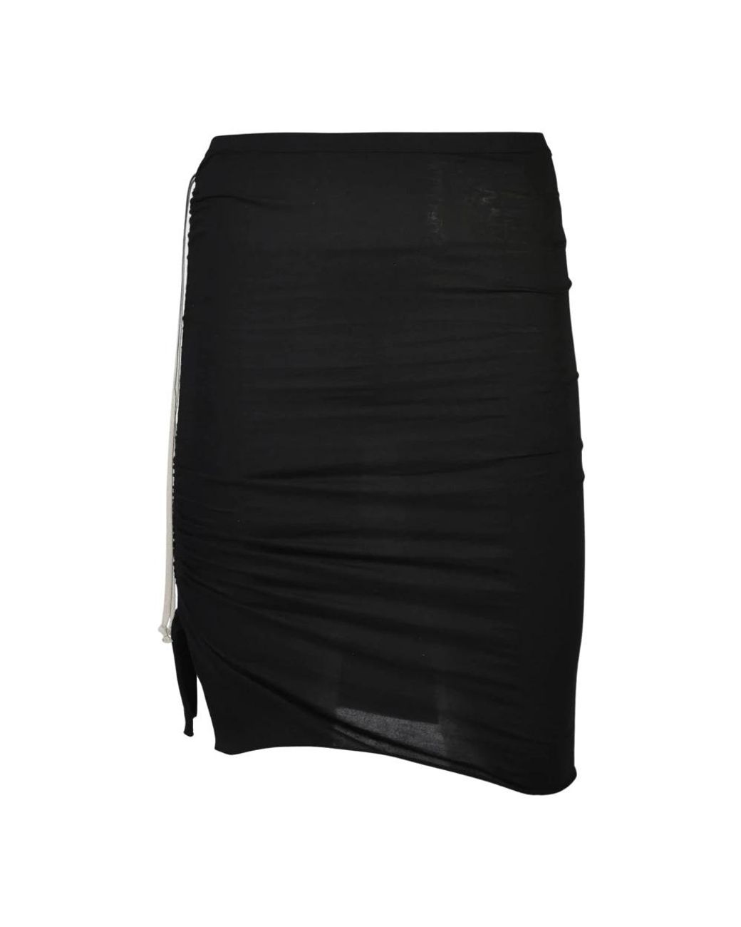 Rick Owens Black Short Skirts