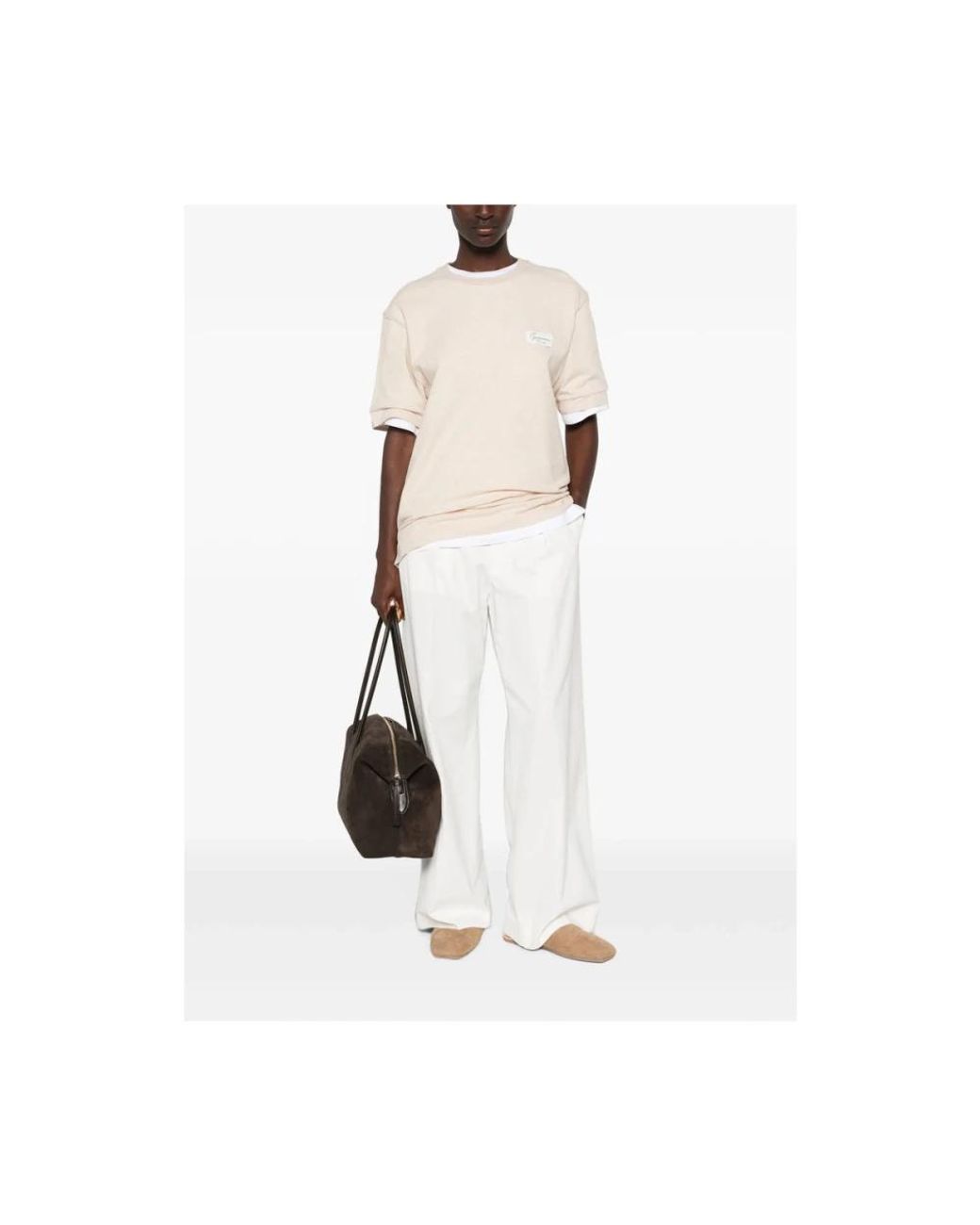 Jacquemus Natural T-Shirts for men