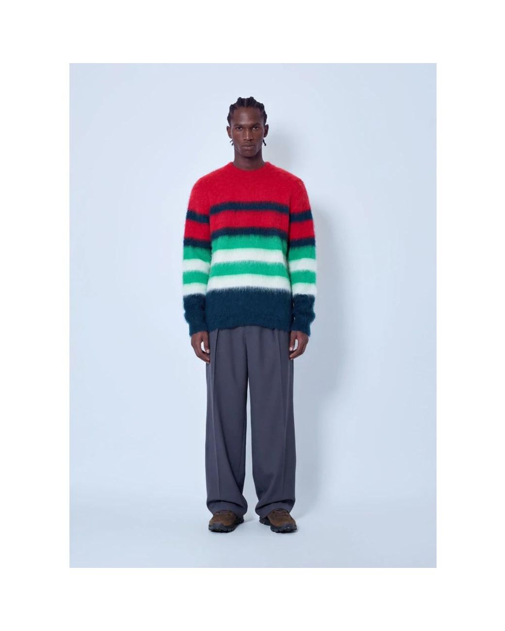 Lacoste Red Round-Neck Knitwear for men
