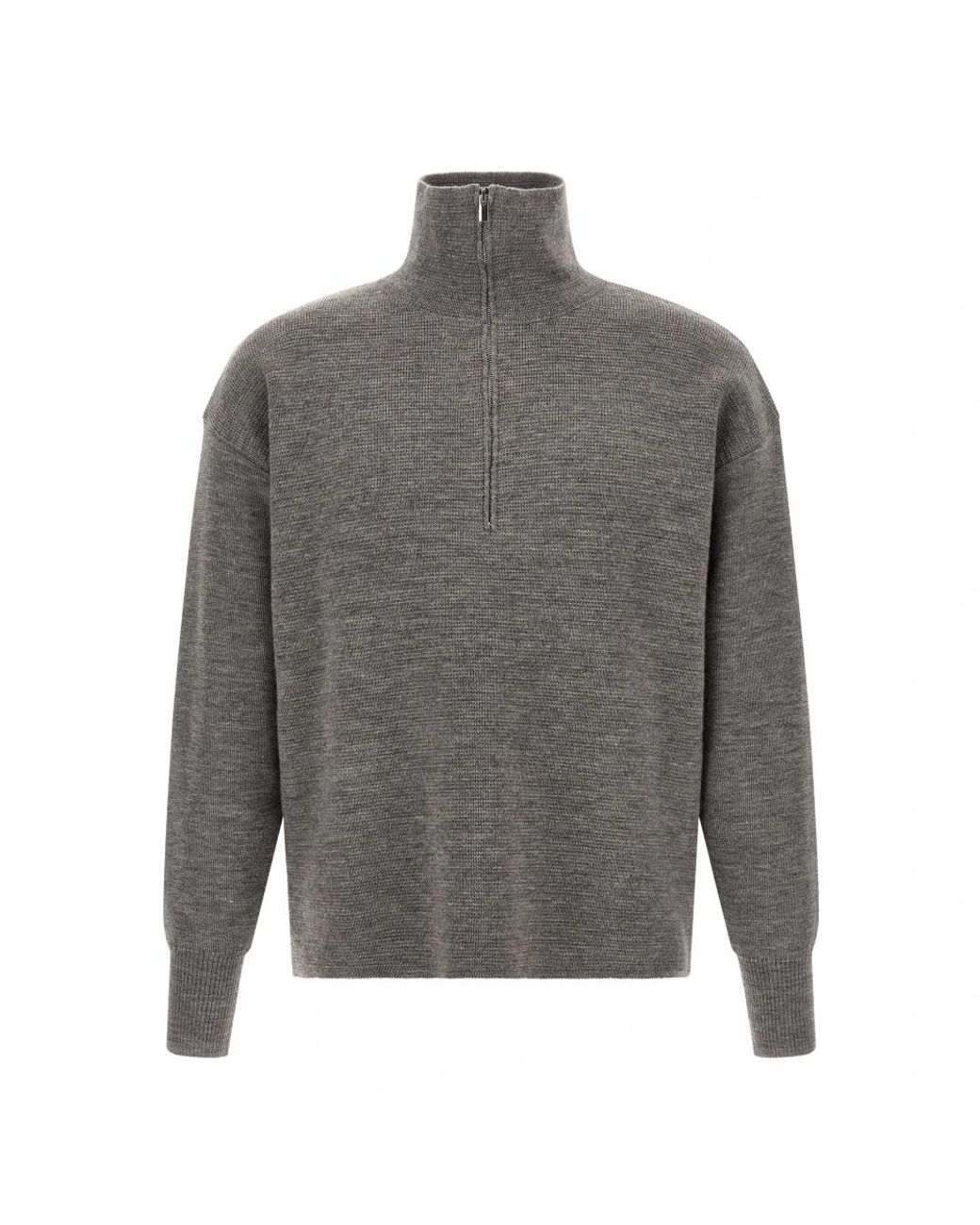 Ma'ry'ya Gray Turtlenecks for men