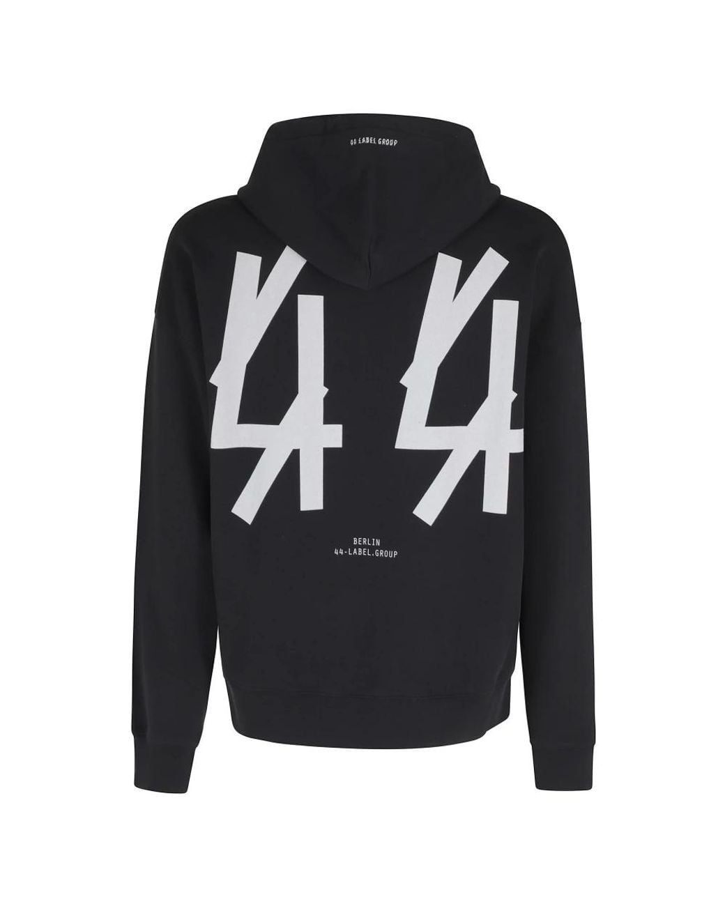 44 Label Group Black Hoodies for men
