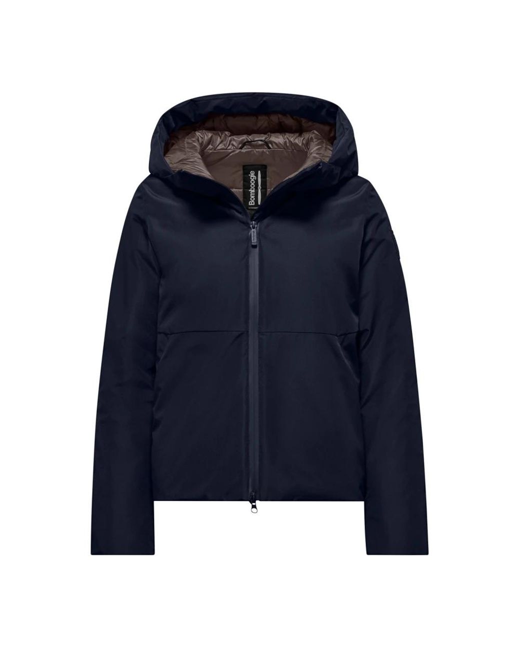 Bomboogie Iridescent Lining Gewatteerde Jas in het Blue