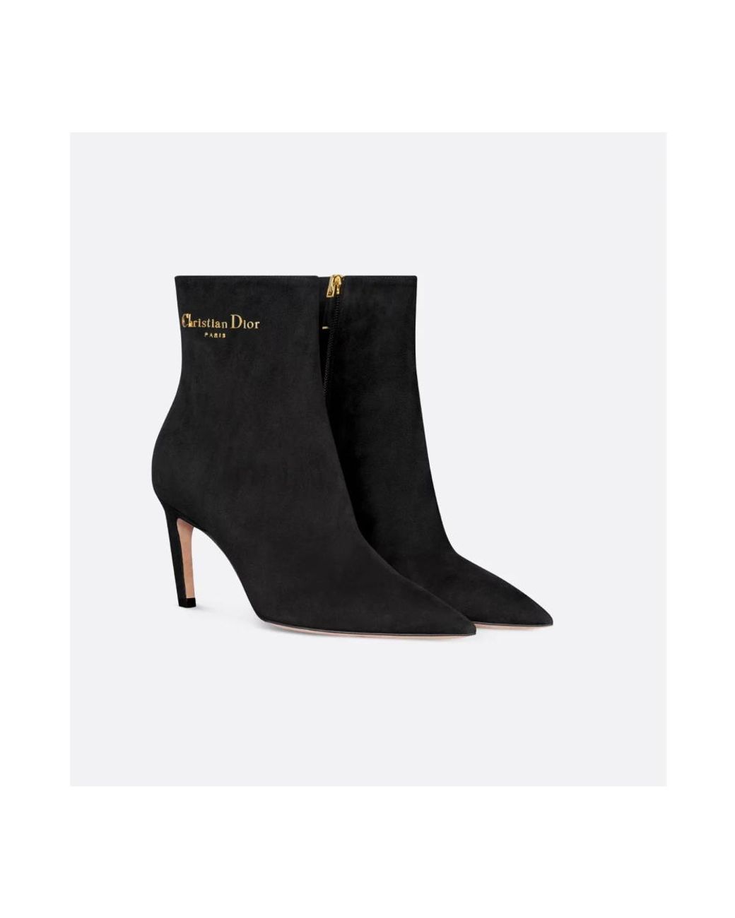 Dior Black Heeled Boots