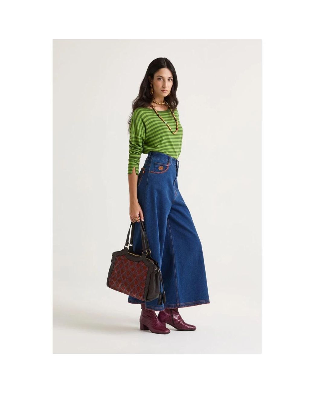 Maliparmi Green Round-Neck Knitwear