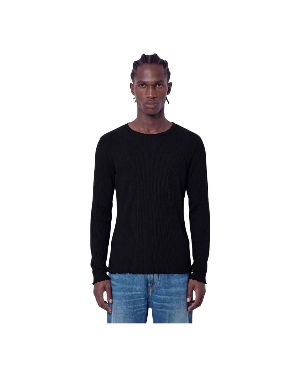Our Legacy Black Round-Neck Knitwear for men