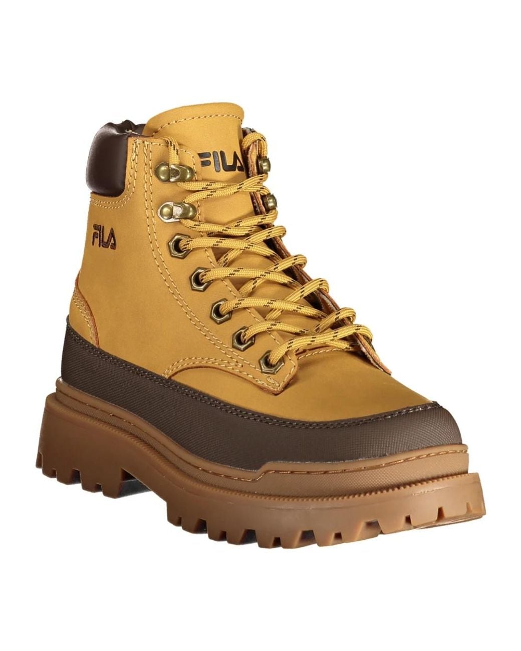 Fila Brown Lace-Up Boots